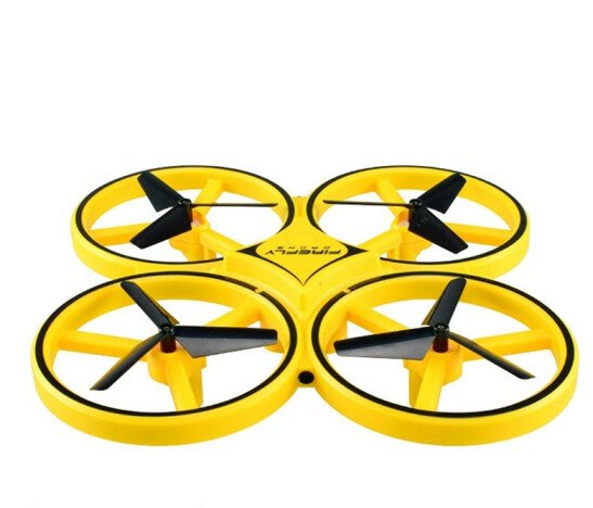 Drona Firefly iUni ZF04 , Anti Coliziune, control din mana, Rotire 360 grade, Leduri incorporate
